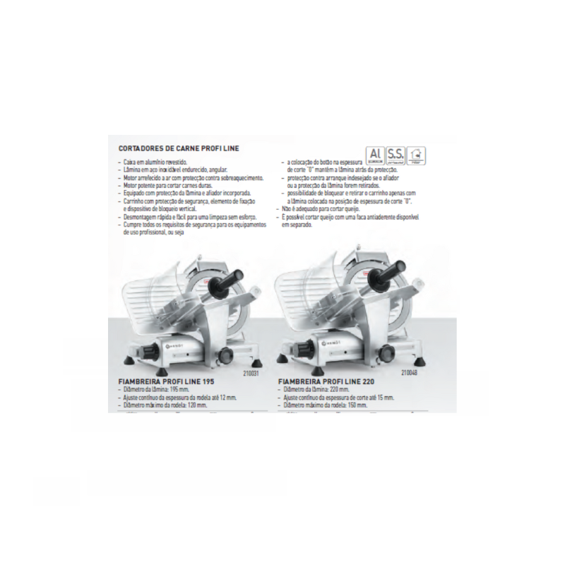 Fiambreira Profiline 220