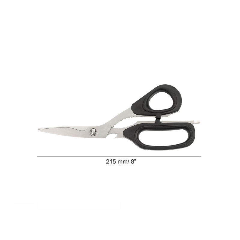 Tesoura de Cozinha Desmontável cor preta Prochef 215 mm