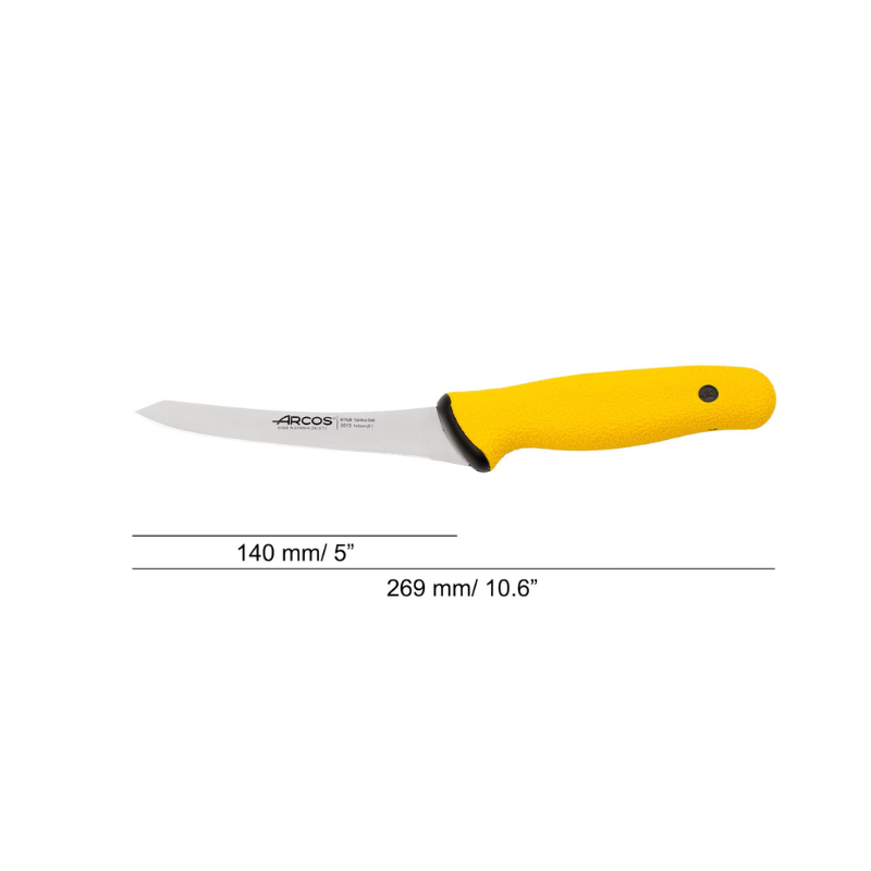 Faca de desossar rígida Duo Pro Series 140 mm Ponta chanfrada
