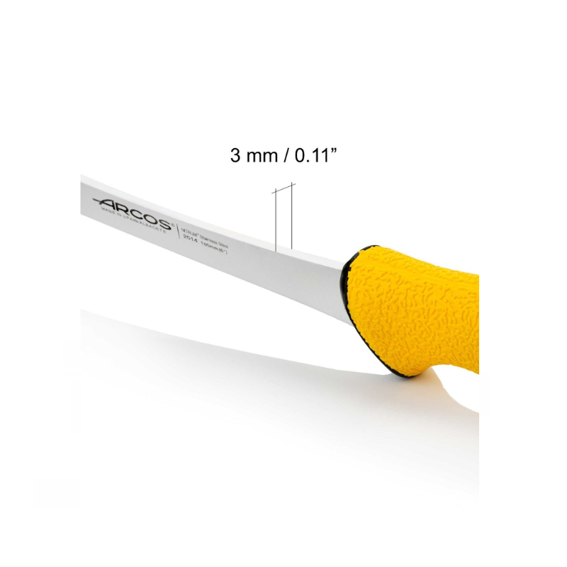 Faca de desossar rígida Duo Pro Series 160 mm