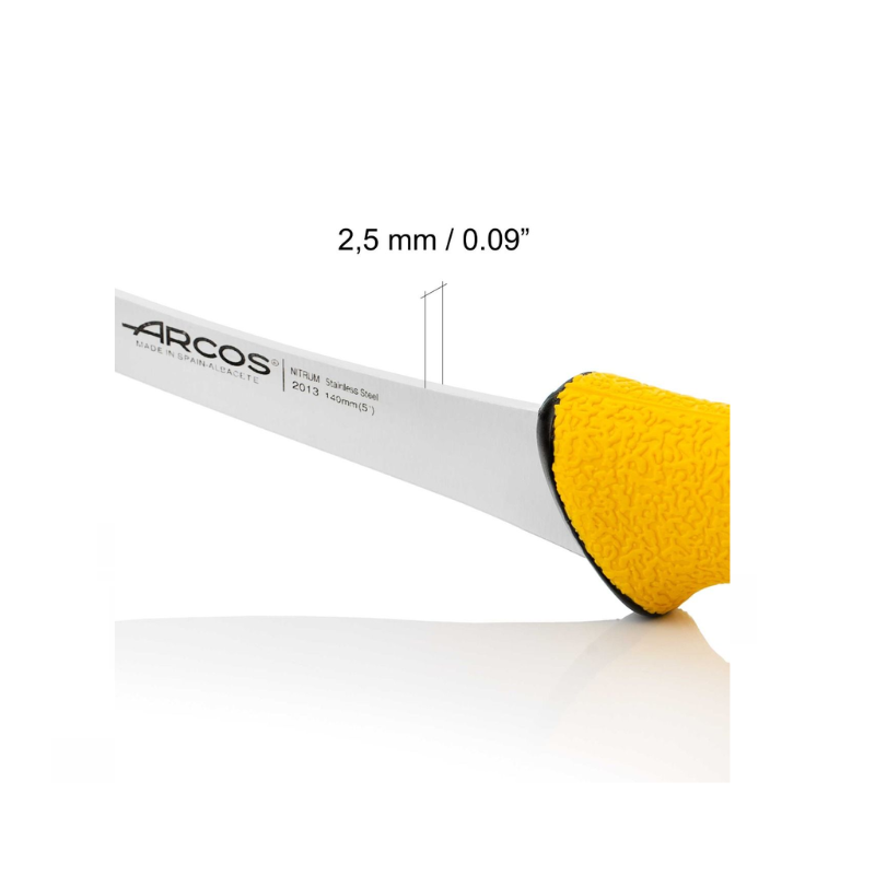 Faca de desossar semi-rígida Duo Pro Series 140 mm com ponta chanfrada