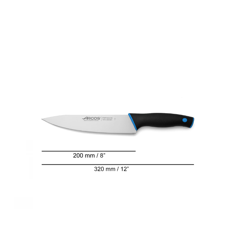 Faca de Chef Série Duo Azul 200 mm