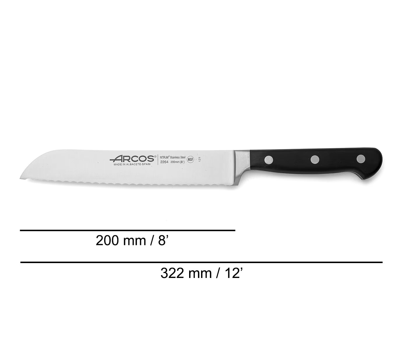 180 MM Faca de Pão