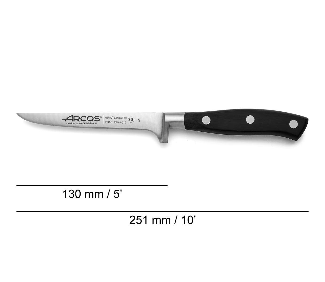 130 MM Faca de Desossar