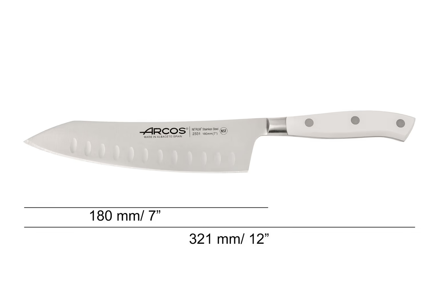 180MM Balanços Santoku