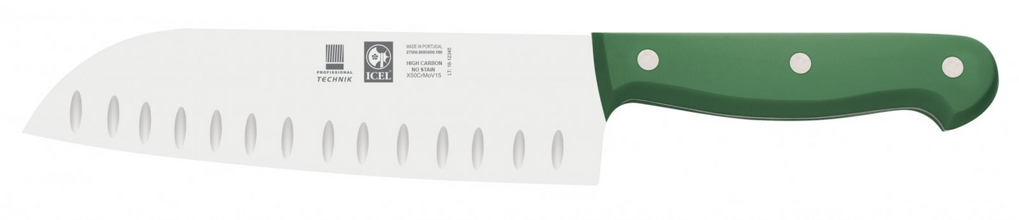 180MM Faca Santoku com Alvéolos