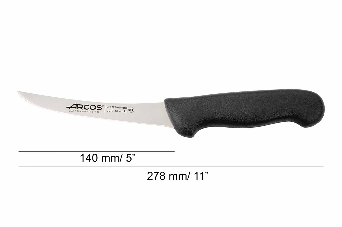 Faca de Desossar Curva Semiflexível