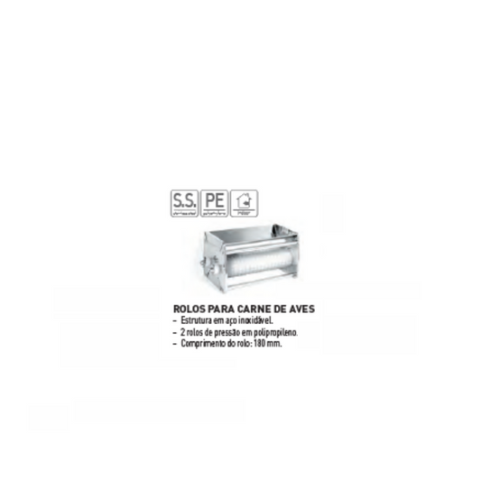 Rolo para carne de aves