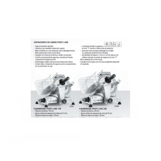 Fiambreira Profiline 220