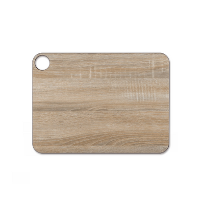 Tábua de corte marrom com suporte 427 x 327 mm