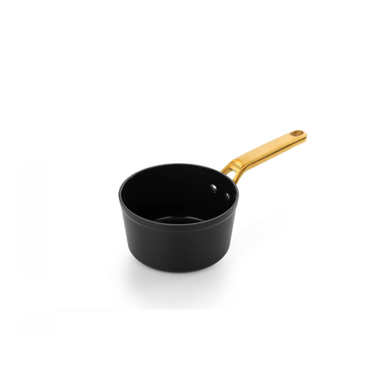 Panela Antiaderente Cerâmica Série Samoa Iconic Preta 16 cm