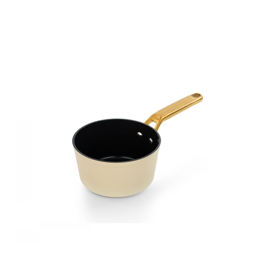 Panela Antiaderente Cerâmica Série Samoa Iconic Bege 16 cm